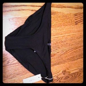 Vitamin A size 6 Black Ecorib swimsuit bottom